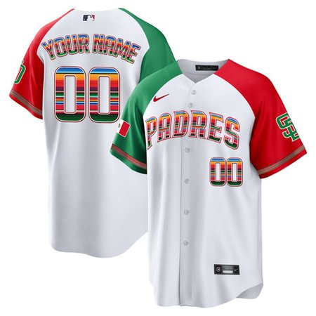 San Diego Padres Mexico Cool Base Alternate Limited Custom Men's Jersey